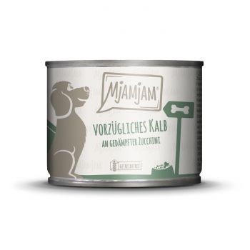 MjAMjAM – Vorzügliches Kalb an gedämpfter Zucchini 400g